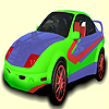 Yellow quick car coloring A Free Customize Game