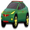 Oil green car coloring