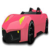 Great pink car coloring