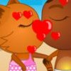While on vacation, Sisi got kissed by the handsome kitten. Your task is to help the two love-kitten hide their kissing session from the eyes of everybody else. Have fun and help Sisi get more kisses in her vacation with the DoliDoli family!