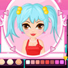 Woman Applying Make Up A Free Dress-Up Game