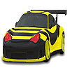 Fast striped car coloring A Free Customize Game