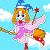 Cute witch coloring A Free Customize Game