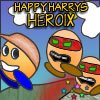 Happy Harrys fiancee has been kidnapped. Can you make your way through 20 fast frolicking fun filled levels of cute platform action and rescue her? 
You have 12 days/nights to do so. Run, jump, bounce,  collect stars, stun adversaries, earn achievements, medals and BIG bonus points.Your lady awaits you!!!!!!!? You have 17 powerups and 28 medals to achieve, are you good enough?
Good luck and above all....... HAVE FUN.