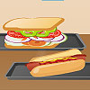 Beach Foods Serving Game. 
Orders put it on the plate then click submit. 
Click to "next level" for new orders.