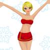 Beautiful Girl in Red A Free Customize Game