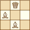 Place the chess pieces provided on the chess board provided 
so that no piece attacks any other. There are 20 levels.