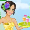 Tiki Cafe Waitress A Free Dress-Up Game