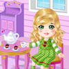 We invite you to the doll house. Our pretty dolls are organizing a wonderful tea party and they would like to look very pretty for this occasion. Could you help them find the perfect outfits? Combine the loveliest clothing items and the cutest accessories and hairstyles in order to make them look great. Use your dress up skills to find the perfect solutions. Enjoy playing with those wonderful dolls!