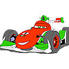 Racing Car Coloring Game.