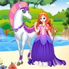 White Horse Princess A Free Dress-Up Game