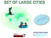 set of large cities