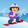 Dora snow skates A Free Sports Game