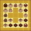 This is a kind of classical puzzle game. Remove all chocolates except one from the board. To do this jump over a chocolate by another chocolate in horizontal or vertical direction.