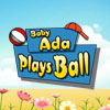 Baby Ada plays Ball