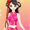 Asian Girl Dress Up