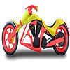 Burgundy motorbike coloring A Free Customize Game