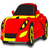 Superb red car coloring A Free Customize Game