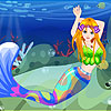 Princess Mermaid Girl Dress up game.