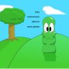 Little worm A Free Action Game