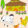 Cute farm coloring A Free Customize Game