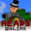 Welcome to Heads Online!

Heads Online is a multiplayer top-down shooter where two teams of Heads fight to the death!  From a large selection of weapons and vehicles, choose your method of destruction and crush your foes in crazy multiplayer action!