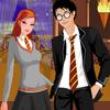 Wizard Couple with Broom A Free Customize Game
