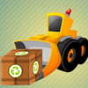 Drive in a bulldozer and try to place the items in the marked area. Make sure you will do it fast for a better award.