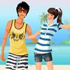 Holiday Couple to the Beach A Free Customize Game