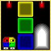 Help Blinky complete the puzzles and find the exit door.