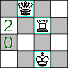 Detective Chess is a puzzle game based on the rules of Chess.  Five pieces are placed on a chessboard - you are told what squares they are on, but not which one is on weach square.  You have to deduce the position of each from the number of times certain squares are attacked.  There`s only one solution.