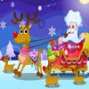 Happy Santa Claus and Reindeer A Free Customize Game