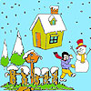 Snowman and Christmas coloring A Free Customize Game