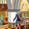 Find all of the clues hidden in this museum full of interesting treasures. Use the magnifying lens to make the objects appear where you couldn’t see anything hidden before. This is a fun puzzle hidden object game for boys and girls.