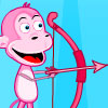 Monkey aims to get Delicious treat this time! Yes, it is Bananas. Assist Monkey to hit the bananas by propelling the arrows from the bow.