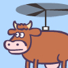 Super Cow Copter A Free Shooting Game