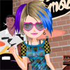 Dress up this Emo girl with plenty of emo costumes and accessories. Have a nice dress up game to play!
