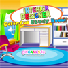 Imagine you are an interior designer and today you have to decorate a study room for a cute kid. Show your skills in this cool game in which you are going to discover some really nice decorating items! Choose your favorites from each category to create a room that the twins will certainly love! Have fun!