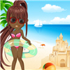 Beautiful girl on the beach A Free Dress-Up Game