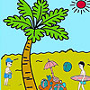 Palm  beach coloring A Free Customize Game