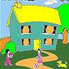 Flower girls coloring A Free Customize Game