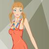 Charming smile in short dress A Free Customize Game