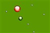 Your aim is to control the green ball escape obstacles to bump the red ball.