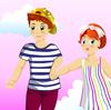 Cute Kids Couple A Free Customize Game