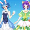 Two angel in fairyland A Free Dress-Up Game