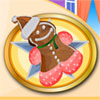 Want to cook and decorate a delicious gingerbread man? Well here is a fun game in which you can practice your creative skills, and try all sorts of decorations with which you can decorate your gingerbread cookie. Pick a hat, some nice creamy buttons, a scarf and any other sweet ornaments that you like.