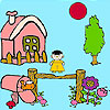 Peter farm house coloring A Free Customize Game