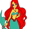 Happy Mermaid Coloring A Free Customize Game