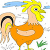 Alone yellow cock coloring A Free Customize Game