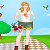 Jodie and birds dress up A Free Dress-Up Game